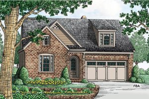 Colonial Exterior - Front Elevation Plan #927-970
