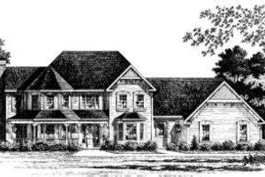 Victorian Exterior - Front Elevation Plan #328-143