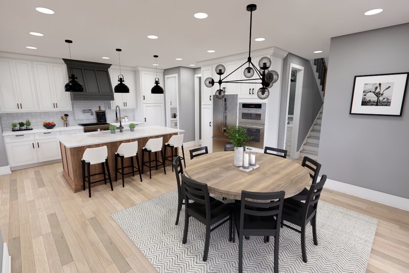 Dream House Plan - Interior - Dining Room 1 for Farmhouse House Plan #51-1251 - 3 bed, 3.5 bath