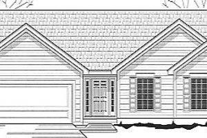 Traditional Exterior - Front Elevation Plan #67-666