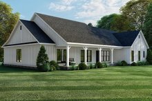 Home Plan - Farmhouse Exterior - Rear Elevation Plan #923-157