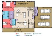 Country Style House Plan - 2 Beds 2 Baths 1755 Sq/Ft Plan #63-394 