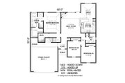 European Style House Plan - 3 Beds 2 Baths 1878 Sq/Ft Plan #424-258 