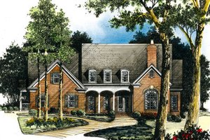 Traditional Exterior - Front Elevation Plan #429-3