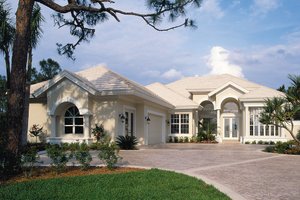 House Blueprint - Contemporary Exterior - Front Elevation Plan #930-17