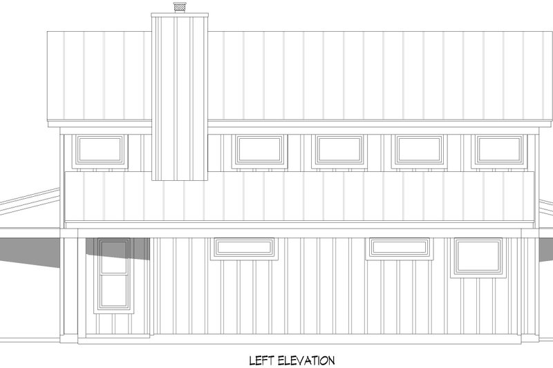 Dream House Plan - Exterior - Other Elevation for Barndominium House Plan #932-1130 - 2 bed, 2.5 bath
