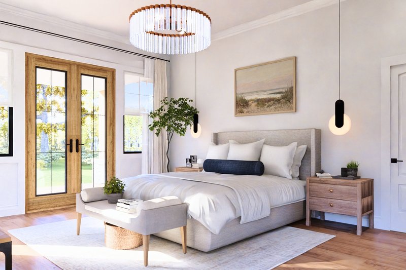 Dream House Plan - Interior - Bedroom for Farmhouse House Plan #119-475 - 3 bed, 3.5 bath