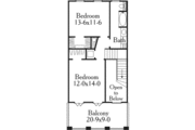 Southern Style House Plan - 3 Beds 2.5 Baths 2458 Sq/Ft Plan #406-297 