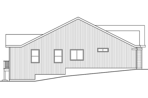 Exterior - Other Elevation House Plan #124-594 - 3 bed, 2 bath