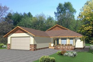 Traditional Exterior - Front Elevation Plan #117-186