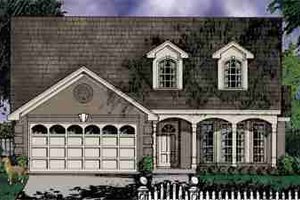 Traditional Exterior - Front Elevation Plan #40-122
