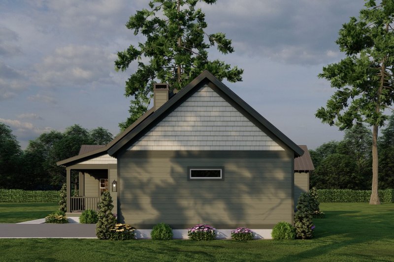 House Blueprint - Exterior - Other Elevation for Country House Plan #17-3449 - 2 bed, 2 bath