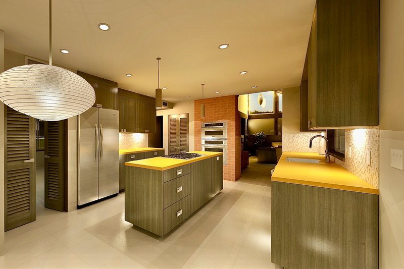Dream House Plan - Interior - Kitchen 1 for Modern House Plan #489-16 - 4 bed, 4.5 bath