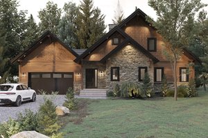 Craftsman Exterior - Front Elevation Plan #23-2485