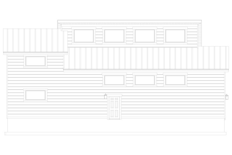 House Design - Exterior - Other Elevation 1 for Modern House Plan #1060-329 - 2 bed, 2.5 bath