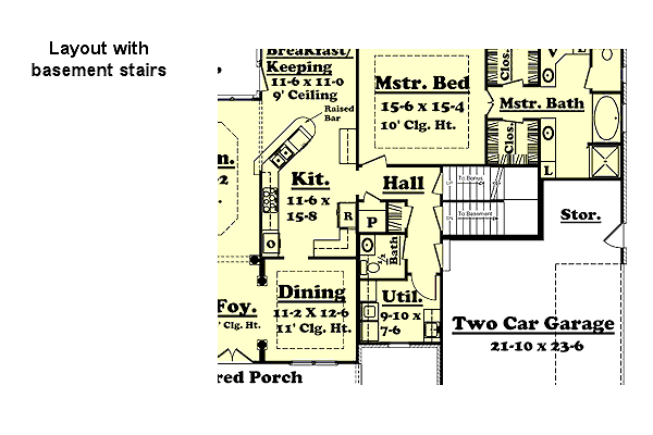 Architectural House Design - Colonial Floor Plan - Other Floor Plan #430-35