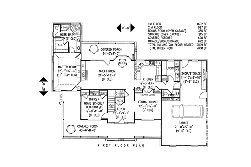 House Plan Design - Main Floor Plan