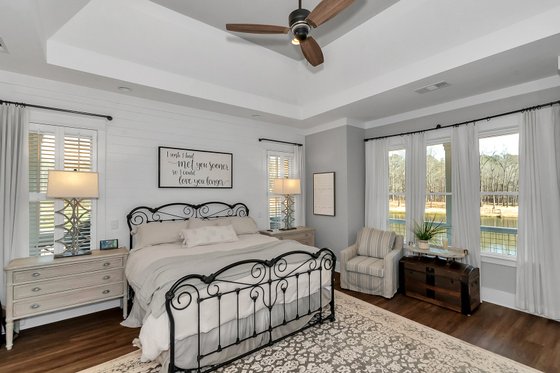 Interior - Master Bedroom for Farmhouse House Plan #54-392 - 3 bed, 2.5 bath