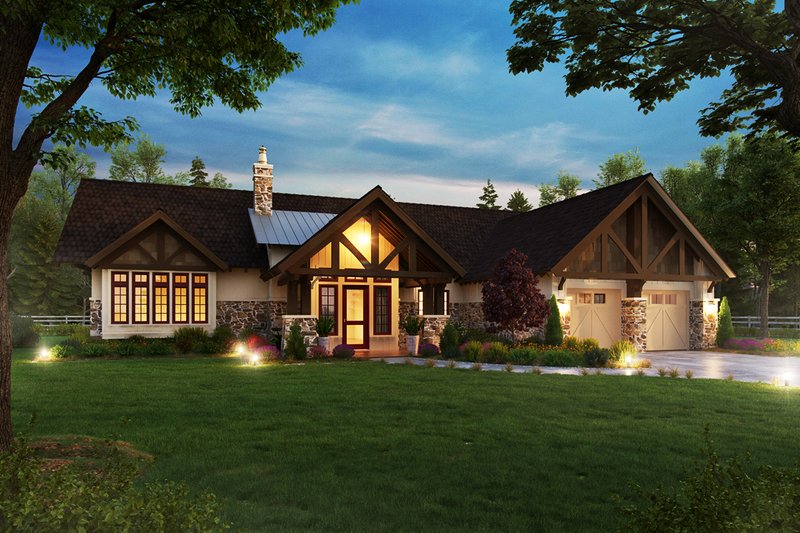 Craftsman Style House Plan - 3 Beds 2.5 Baths 2248 Sq/Ft Plan #942-58 ...