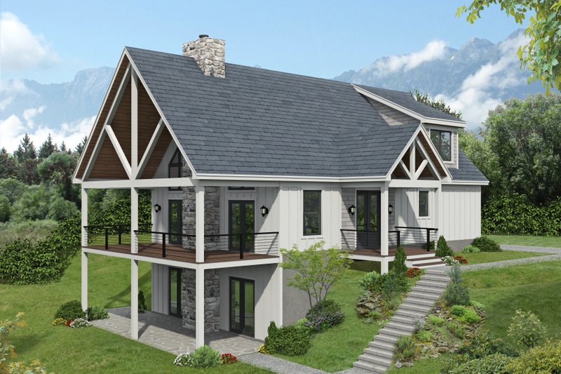 House Plan Design - Country Exterior - Front Elevation Plan #932-1240