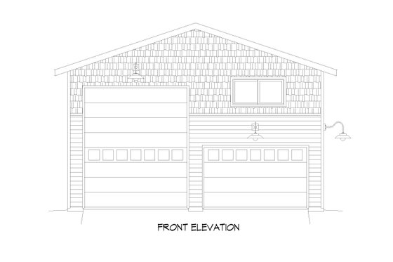 Exterior - Other Elevation for Traditional House Plan #932-722 - 2 bed, 1 bath