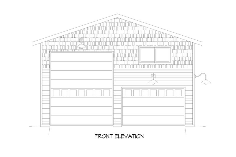 Architectural House Design - Exterior - Other Elevation for Traditional House Plan #932-722 - 2 bed, 1 bath
