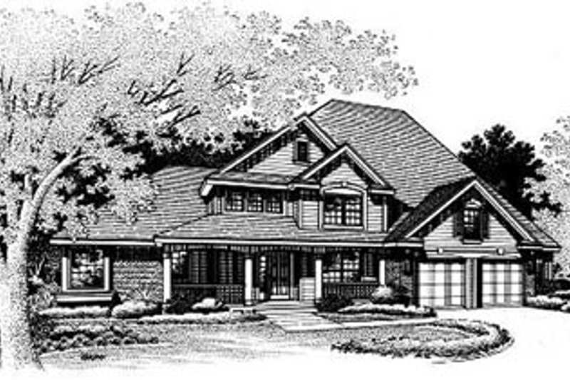 Dream House Plan - Exterior - Other Elevation for Traditional House Plan #50-199 - 3 bed, 2.5 bath