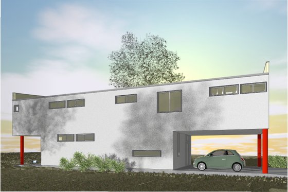 Exterior - Other Elevation 1 for Modern House Plan #450-6 - 3 bed, 2.5 bath