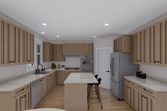 Interior - Kitchen for Craftsman House Plan #1060-134 - 4 bed, 2.5 bath