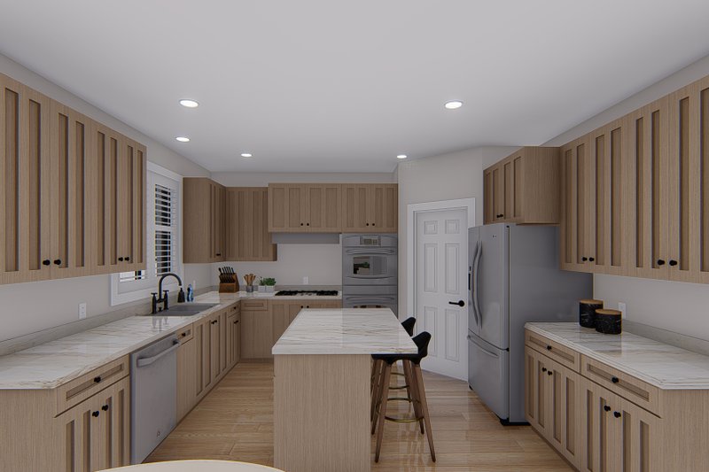 Home Plan - Interior - Kitchen for Craftsman House Plan #1060-134 - 4 bed, 2.5 bath