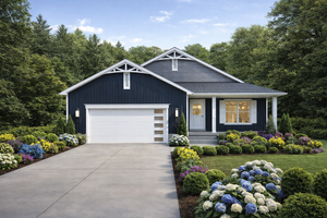 House Design - Exterior - Front Elevation for Farmhouse House Plan #1111-24 - 3 bed, 2 bath