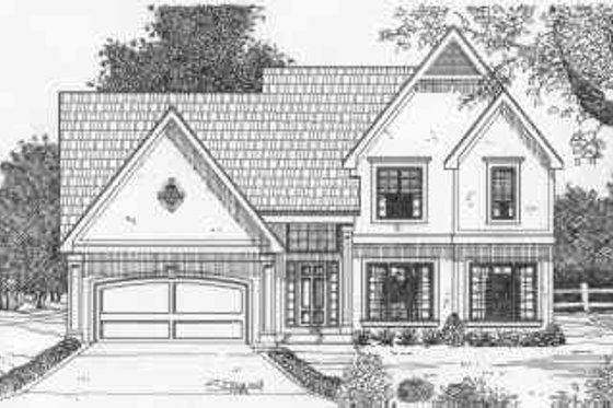 Exterior - Front Elevation for Cottage House Plan #6-183 - 4 bed, 3.5 bath