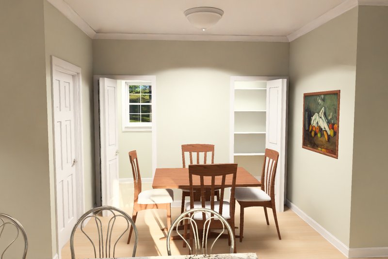 Home Plan - Interior - Dining Room for Cottage House Plan #513-2496 - 3 bed, 2 bath