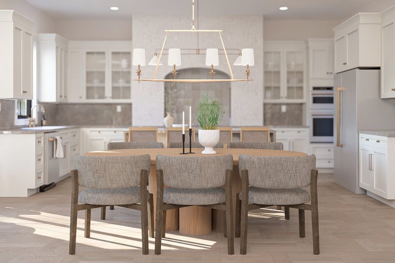 House Design - Interior - Dining Room 1 for Cottage House Plan #455-767 - 5 bed, 3.5 bath