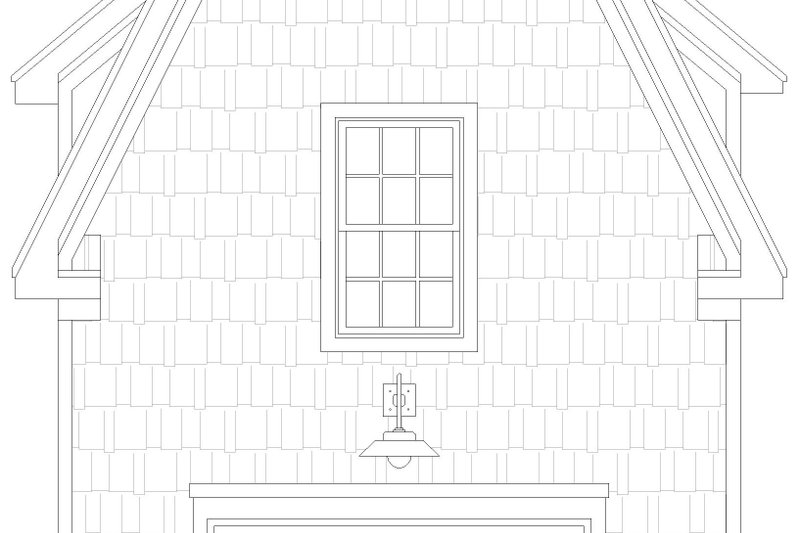Dream House Plan - Exterior - Front Elevation 3 for Colonial House Plan #932-1084, 0.5 bath