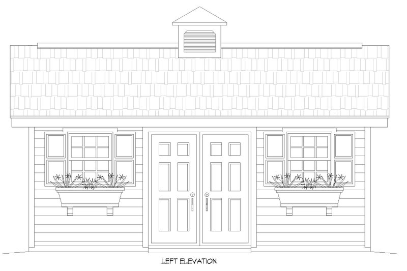 Home Plan - Exterior - Other Elevation for Traditional House Plan #932-517, 0 bath