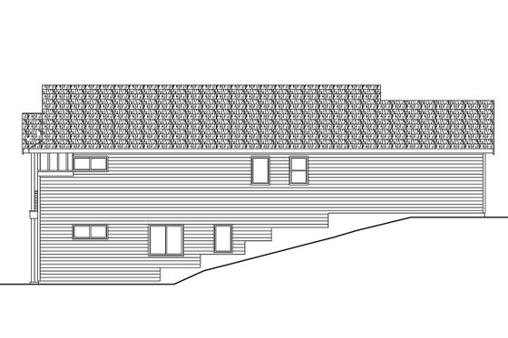 Exterior - Other Elevation 1 for Cottage House Plan #124-1463 - 3 bed, 2 bath