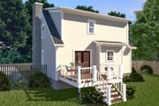 Cottage Style House Plan - 3 Beds 2.5 Baths 1289 Sq/Ft Plan #79-156 Exterior 