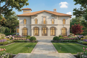 Architectural House Design - Exterior - Front Elevation for European House Plan #119-341 - 4 bed, 4 bath