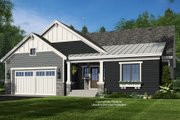 Craftsman Style House Plan - 3 Beds 2.5 Baths 1801 Sq/Ft Plan #51-1394 