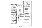 Traditional Style House Plan - 4 Beds 2 Baths 1845 Sq/Ft Plan #65-403 