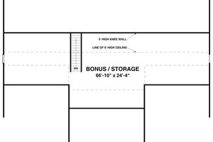 Floor Plan - Other Floor for Traditional House Plan #56-606 - 2 bed, 2.5 bath