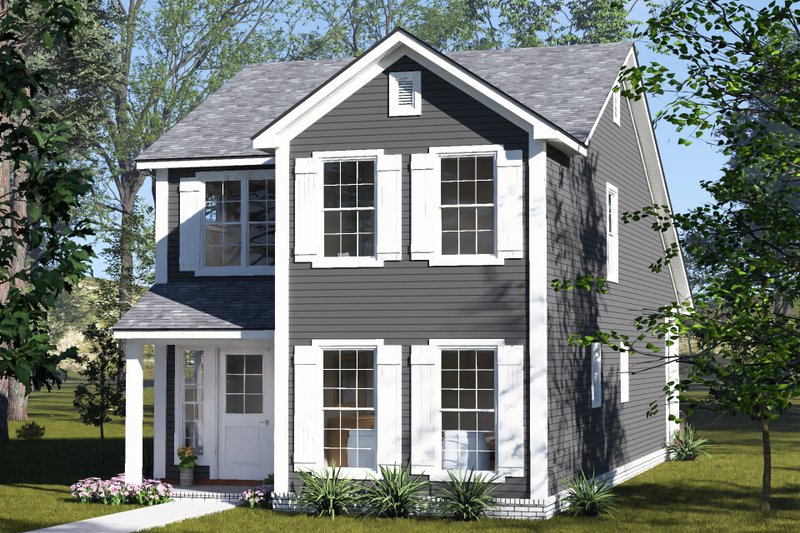 Architectural House Design - Exterior - Other Elevation 1 for Cottage House Plan #513-2457 - 3 bed, 2.5 bath
