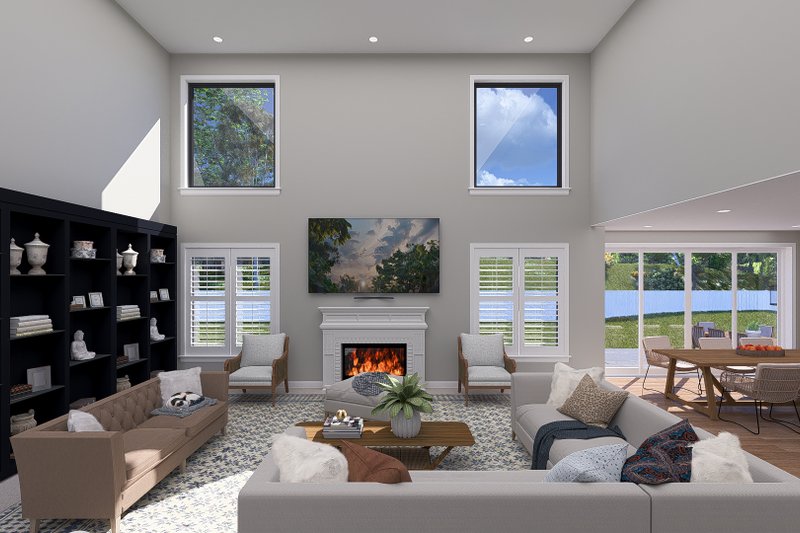 Home Plan - Interior - Family Room 1 for Traditional House Plan #1060-269 - 3 bed, 2.5 bath