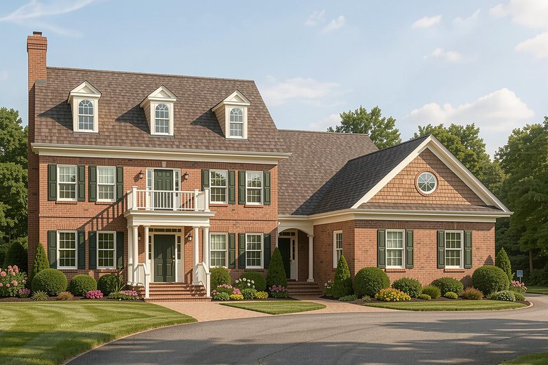 Home Plan - Colonial Photo Plan #137-209