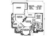 European Style House Plan - 4 Beds 3.5 Baths 2552 Sq/Ft Plan #40-259 
