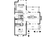 Farmhouse Style House Plan - 3 Beds 2 Baths 1225 Sq/Ft Plan #48-276 