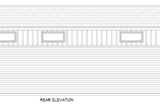 Exterior - Rear Elevation for Modern House Plan #932-754 - 3 bed, 1 bath