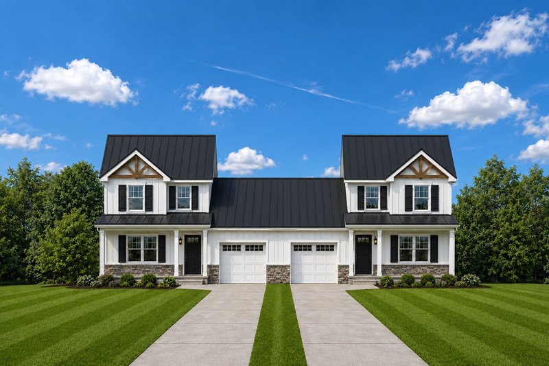 Home Plan - Exterior - Front Elevation 2 for Farmhouse House Plan #20-2662 - 3 bed, 2.5 bath
