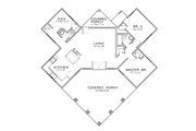 Southern Style House Plan - 3 Beds 1.5 Baths 1087 Sq/Ft Plan #8-300 